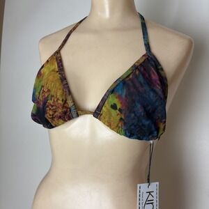 Kiniki Tan Through Bikini Top only Quick Drying Size UK 12/14 US 8/10 New
